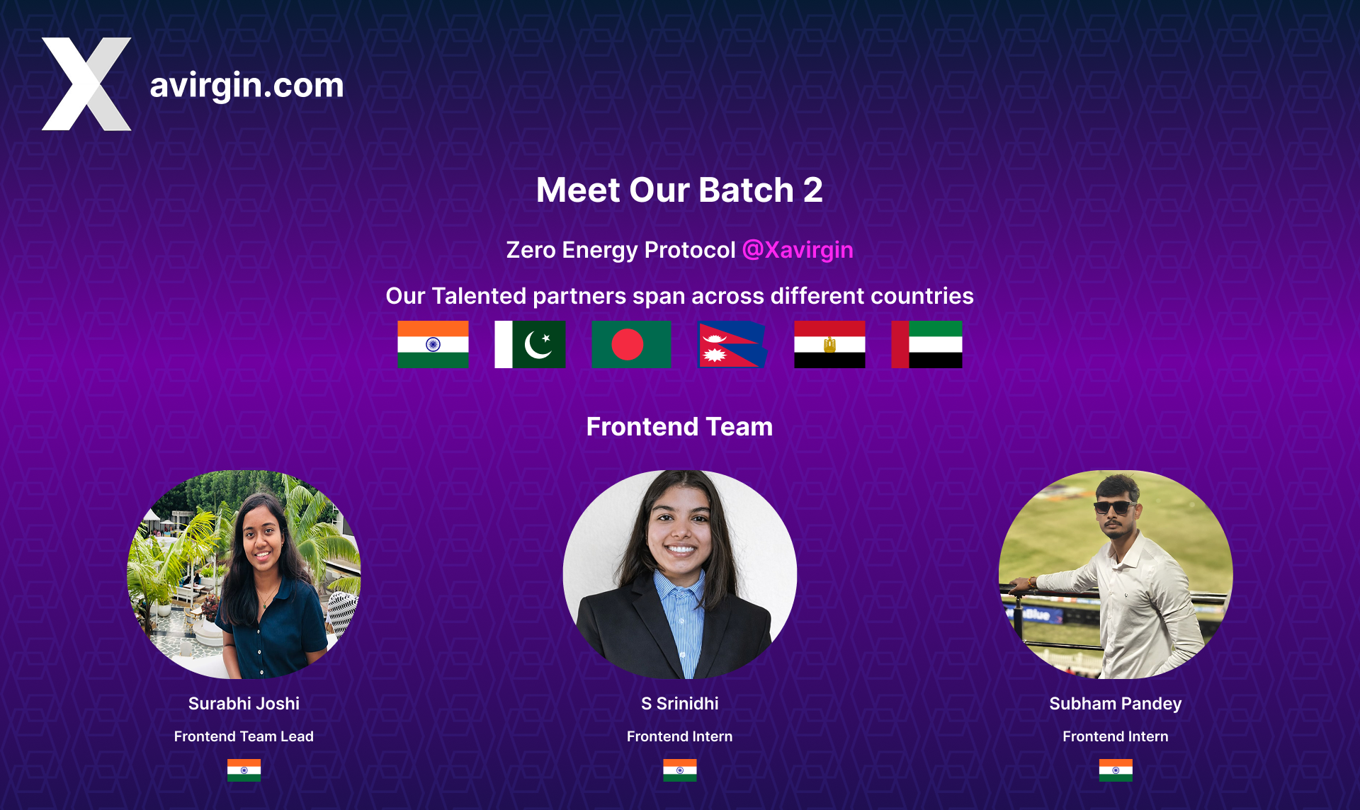 Meet Our Batch 2